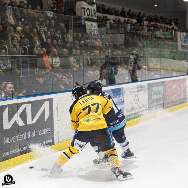 Photo hockey match Tours  - Chambéry le 14/12/2024