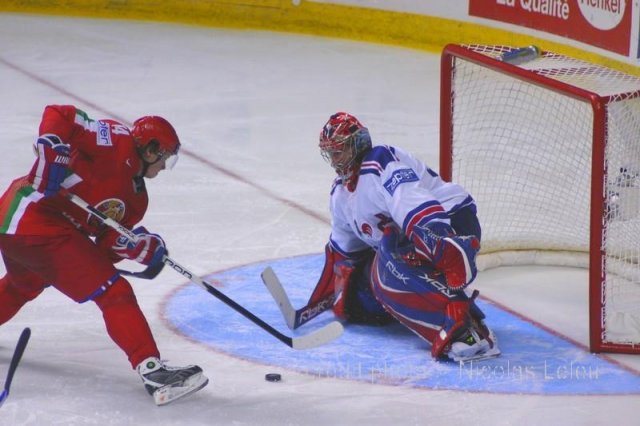 Photo hockey album Mondiaux : 6ème journée - France / Biélorussie - N. Leleu