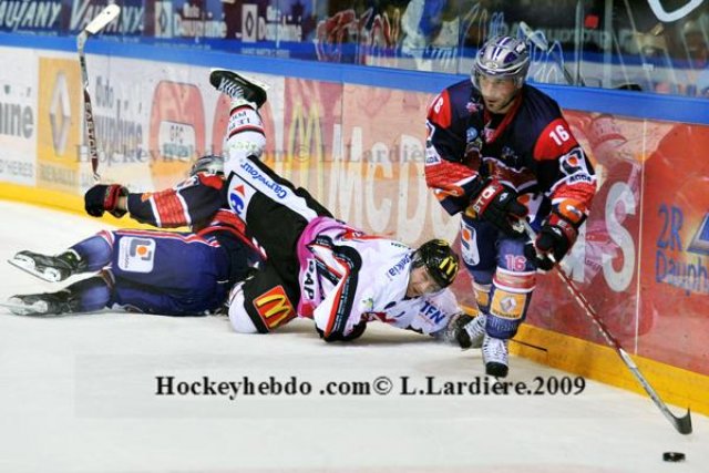 Photo hockey match Grenoble  - Amiens  le 31/10/2009