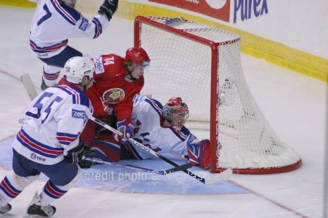 Photo hockey album Mondiaux : 6ème journée - France / Biélorussie - N. Leleu