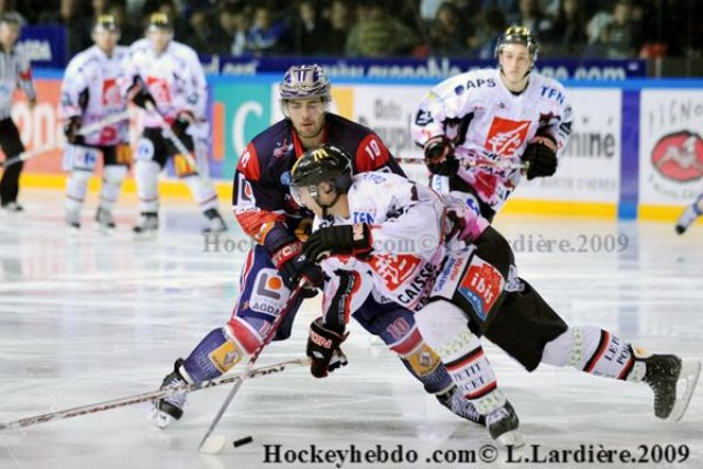 Photo hockey match Grenoble  - Amiens  le 31/10/2009