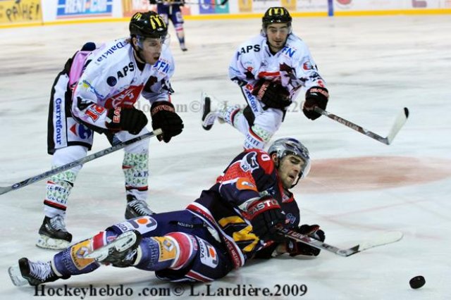 Photo hockey match Grenoble  - Amiens  le 31/10/2009