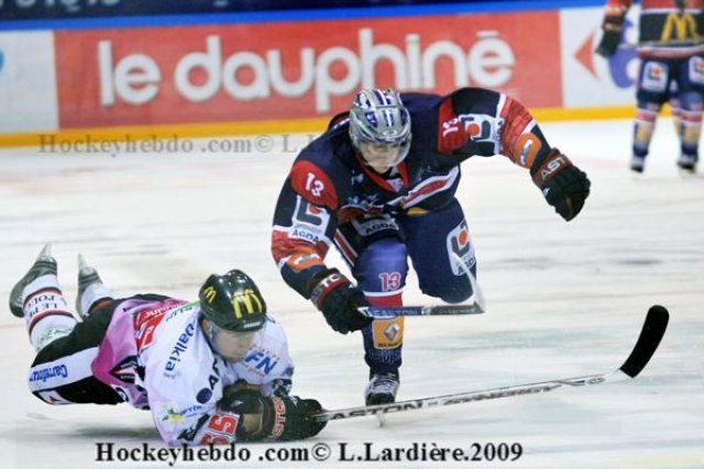 Photo hockey match Grenoble  - Amiens  le 31/10/2009