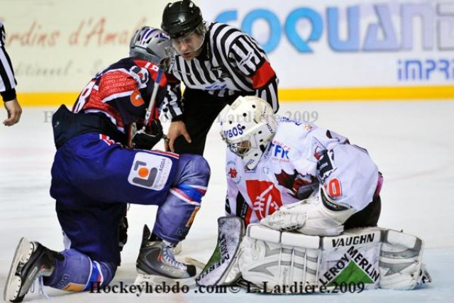 Photo hockey match Grenoble  - Amiens  le 31/10/2009