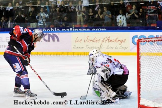 Photo hockey match Grenoble  - Amiens  le 31/10/2009