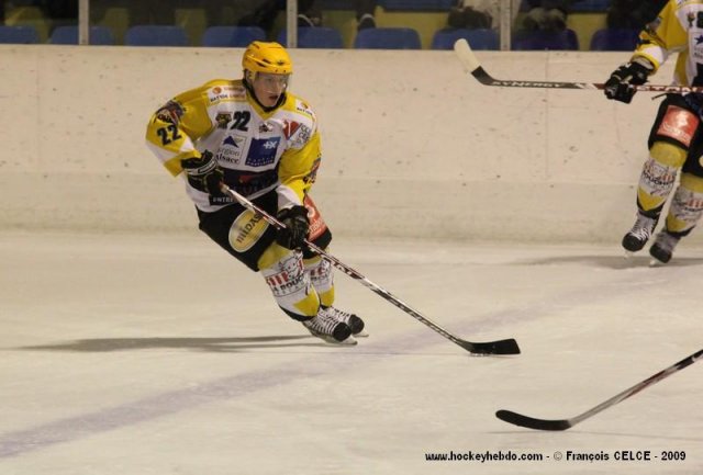 Photo hockey match Gap  - Strasbourg  le 31/10/2009