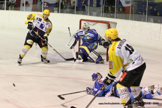 Photo hockey match Gap  - Strasbourg  le 31/10/2009