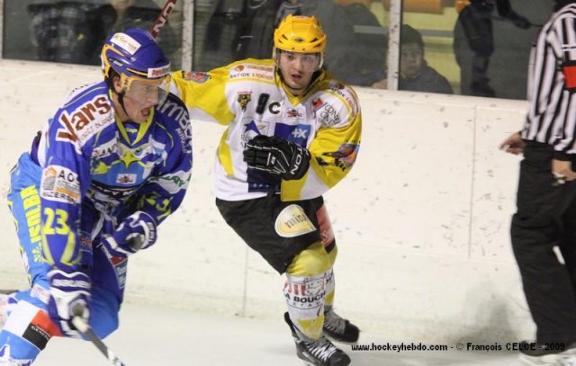 Photo hockey match Gap  - Strasbourg  le 31/10/2009