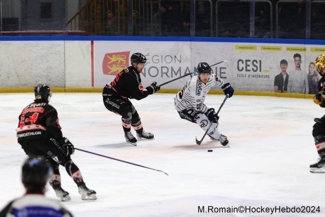 Photo hockey match Rouen - Angers  le 20/12/2024