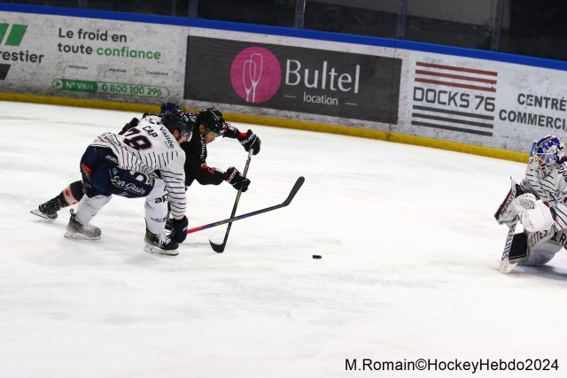 Photo hockey match Rouen - Angers  le 20/12/2024