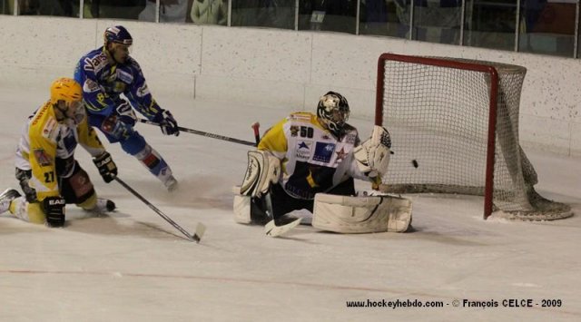 Photo hockey match Gap  - Strasbourg  le 31/10/2009