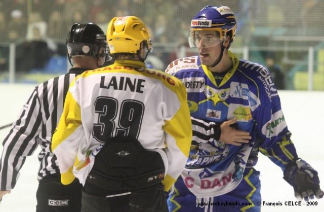 Photo hockey match Gap  - Strasbourg  le 31/10/2009