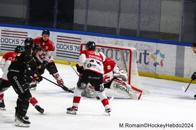 Photo hockey match Rouen - Amiens  le 28/12/2024