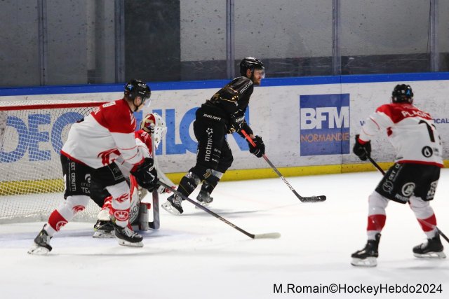 Photo hockey match Rouen - Amiens  le 28/12/2024