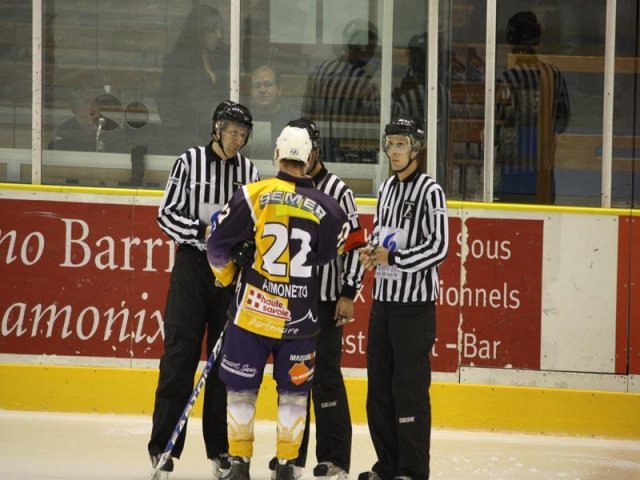 Photo hockey match Chamonix  - Villard-de-Lans le 31/10/2009