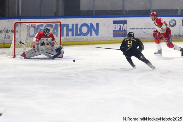 Photo hockey match Rouen - Grenoble  le 03/01/2025