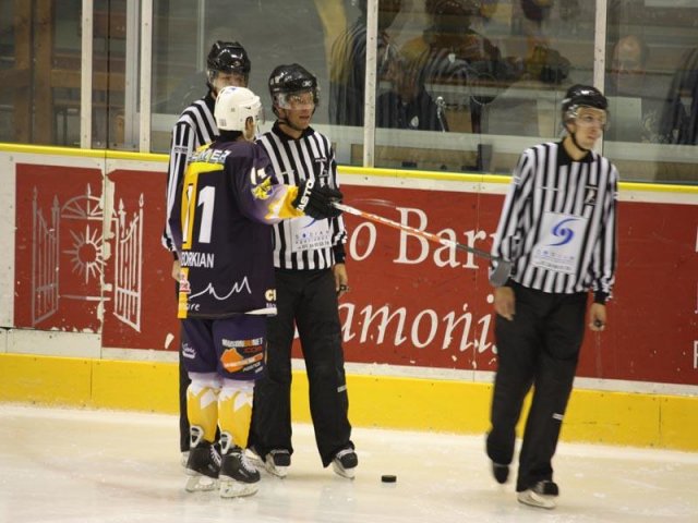 Photo hockey match Chamonix  - Villard-de-Lans le 31/10/2009