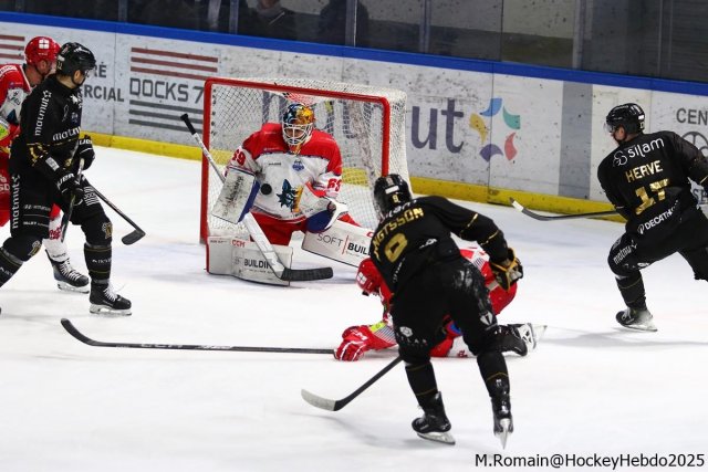 Photo hockey match Rouen - Grenoble  le 03/01/2025