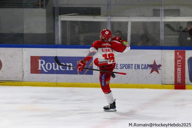 Photo hockey match Rouen - Grenoble  le 03/01/2025