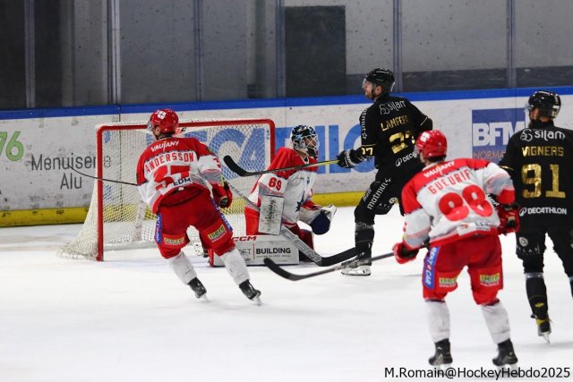 Photo hockey match Rouen - Grenoble  le 03/01/2025