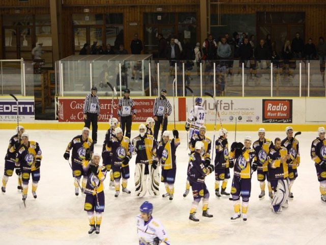 Photo hockey match Chamonix  - Villard-de-Lans le 31/10/2009