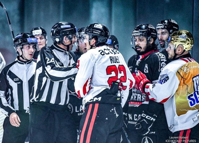 Photo hockey match Bordeaux - Nice le 10/01/2025