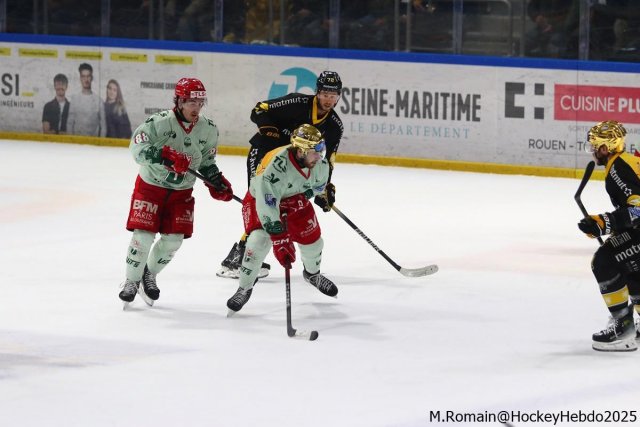 Photo hockey match Rouen - Cergy-Pontoise le 10/01/2025