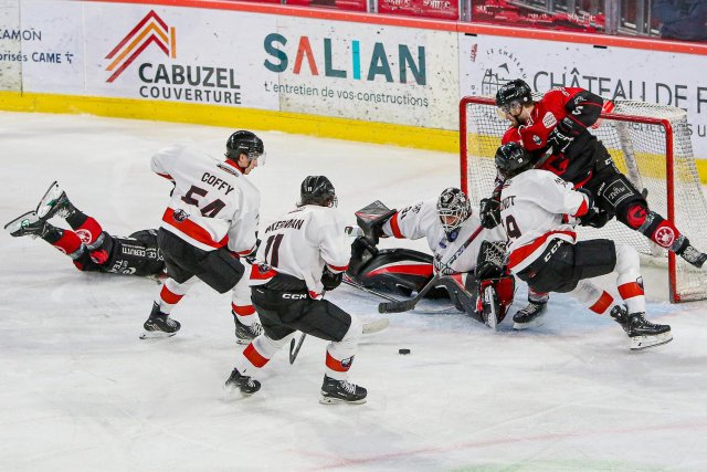 Photo hockey match Amiens  - Chamonix  le 17/01/2025