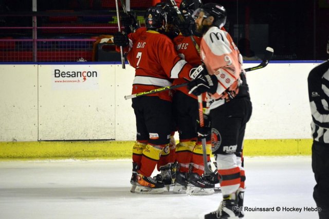 Photo hockey match Besançon - Mulhouse le 18/01/2025