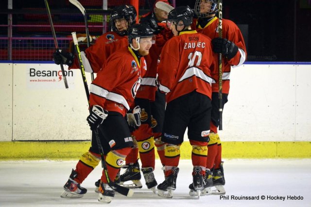 Photo hockey match Besançon - Mulhouse le 18/01/2025