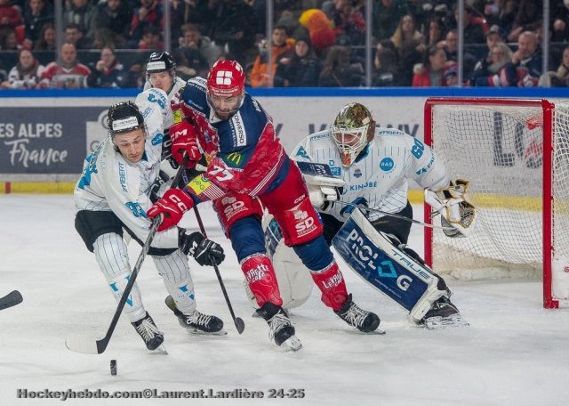 Photo hockey match Grenoble  - Marseille le 21/01/2025