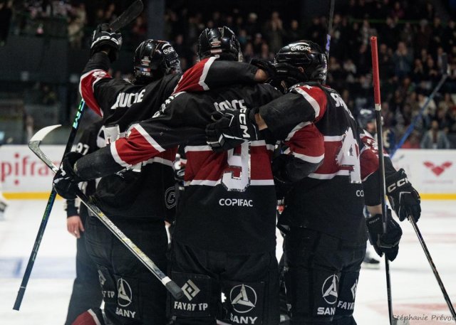 Photo hockey match Bordeaux - Angers  le 24/01/2025
