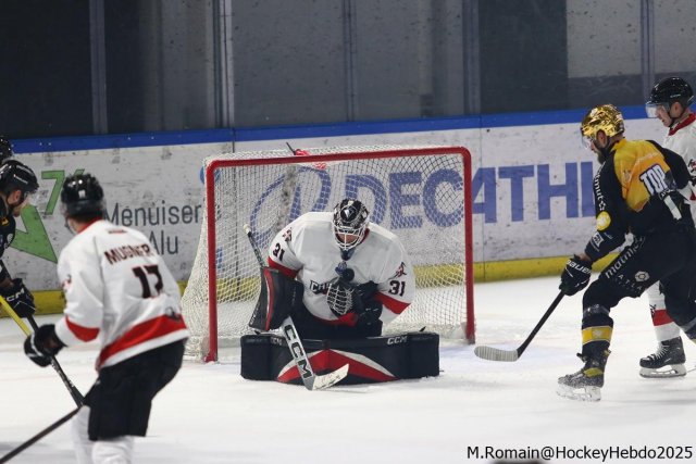 Photo hockey match Rouen - Chamonix  le 24/01/2025