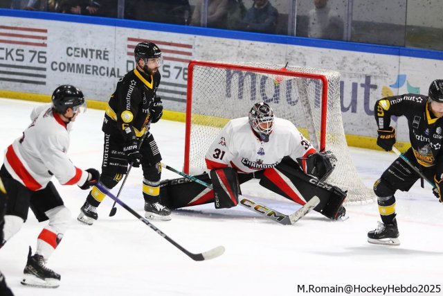 Photo hockey match Rouen - Chamonix  le 24/01/2025