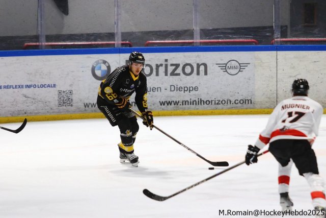 Photo hockey match Rouen - Chamonix  le 24/01/2025