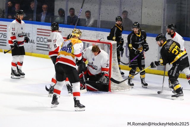 Photo hockey match Rouen - Chamonix  le 24/01/2025