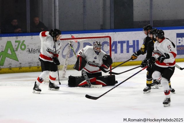 Photo hockey match Rouen - Chamonix  le 24/01/2025