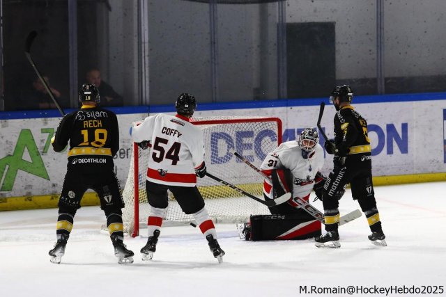 Photo hockey match Rouen - Chamonix  le 24/01/2025