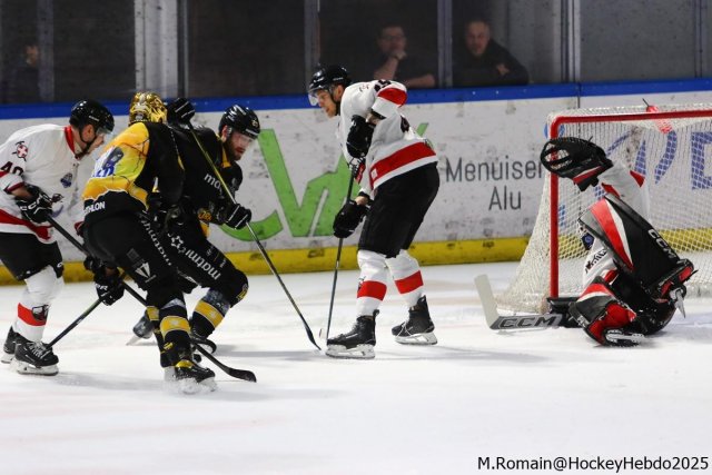 Photo hockey match Rouen - Chamonix  le 24/01/2025