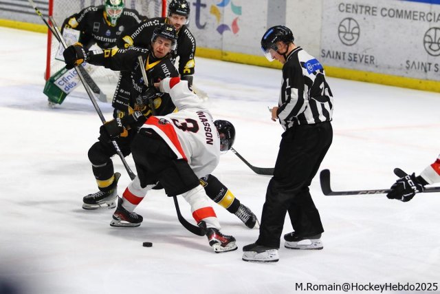 Photo hockey match Rouen - Chamonix  le 24/01/2025