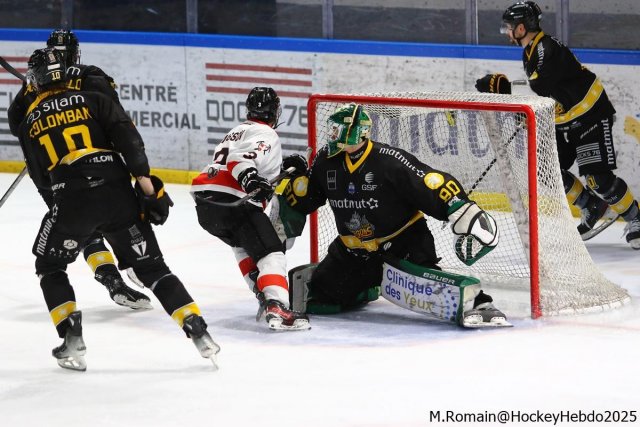 Photo hockey match Rouen - Chamonix  le 24/01/2025