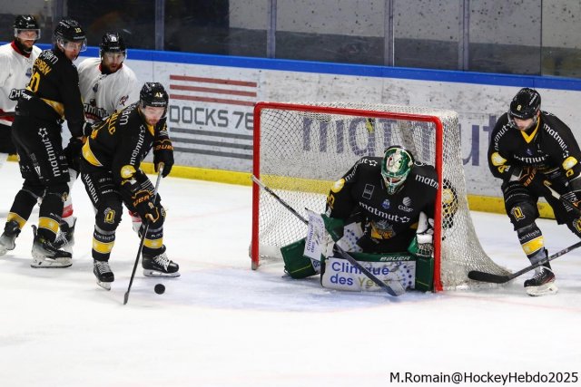 Photo hockey match Rouen - Chamonix  le 24/01/2025