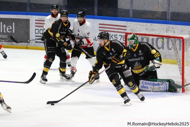 Photo hockey match Rouen - Chamonix  le 24/01/2025