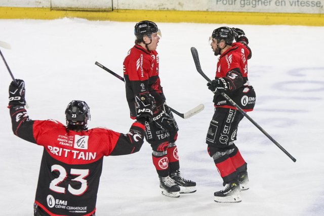 Photo hockey match Amiens  - Marseille le 24/01/2025