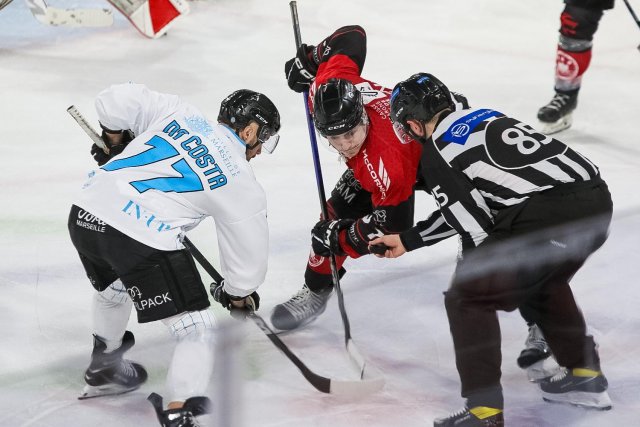 Photo hockey match Amiens  - Marseille le 24/01/2025