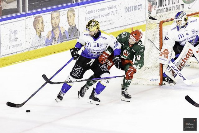 Photo hockey match Cergy-Pontoise - Gap  le 24/01/2025