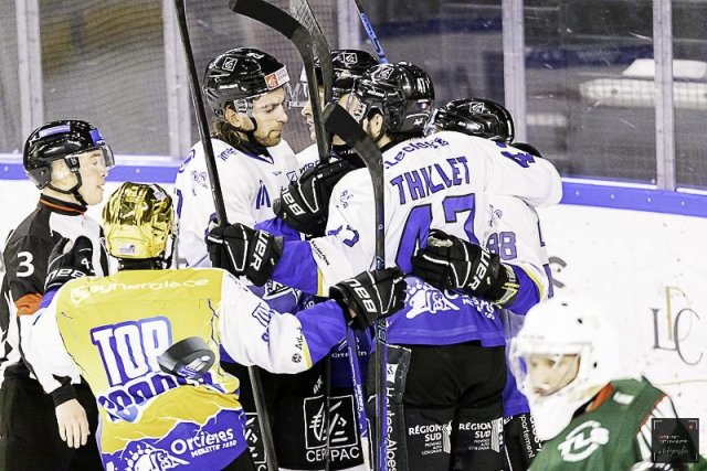 Photo hockey match Cergy-Pontoise - Gap  le 24/01/2025