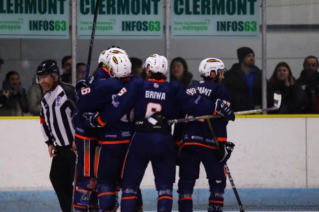 Photo hockey match Clermont-Ferrand - Toulouse-Blagnac le 25/01/2025