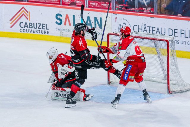 Photo hockey match Amiens  - Grenoble  le 26/01/2025