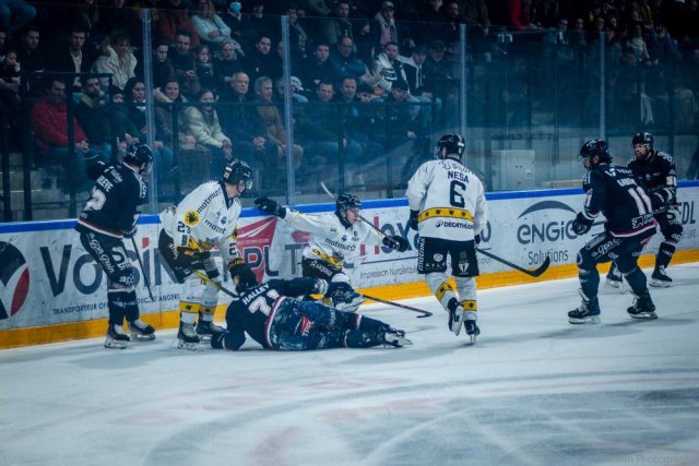 Photo hockey match Angers  - Rouen le 26/01/2025